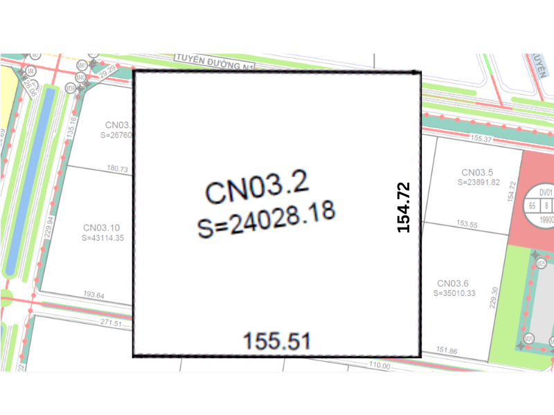 Đất công nghiệp, kho bãi CN03.2