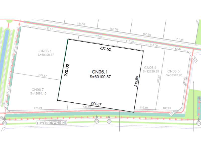 Đất công nghiệp, kho bãi CN06.1
